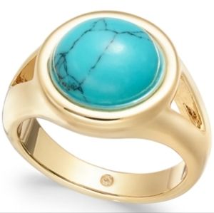 Alfani Gold-Tone Stone Statement Ring